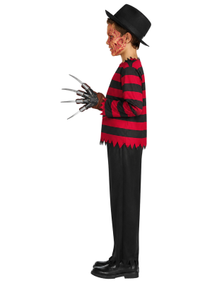 Disfraz De Freddy para niño - Disfraces Freddy Krueger - Disfraces de Asesino Pesadillas Infantil