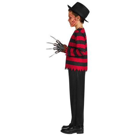Disfraz De Freddy para niño - Disfraces Freddy Krueger - Disfraces de Asesino Pesadillas Infantil