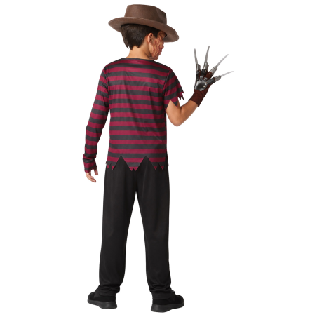 Disfraz De Freddy para Niño - Disfraces Freddy Krueger - Disfraces de Asesino Pesadillas Infantil