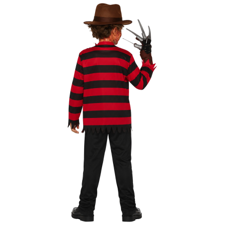 Disfraz De Freddy Completo Infantil - Disfraces Freddy Krueger - Disfraces de Asesino Pesadillas Infantil
