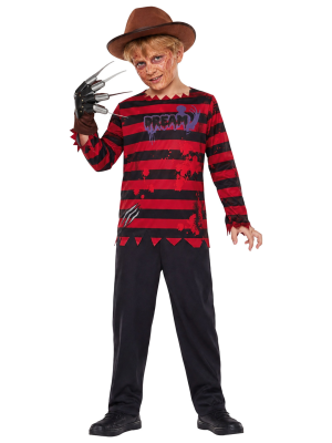 Disfraz De Freddy para niño - Disfraces Freddy Krueger - Disfraces de Asesino Pesadillas Infantil