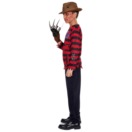 Disfraz De Freddy completo Infantil - Disfraces Freddy Krueger - Disfraces de Asesino Pesadillas Infantil