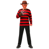 Disfraz De Freddy Con Mascara y manos Infantil - Disfraces Freddy Krueger - Disfraces de Asesino Pesadillas Infantil