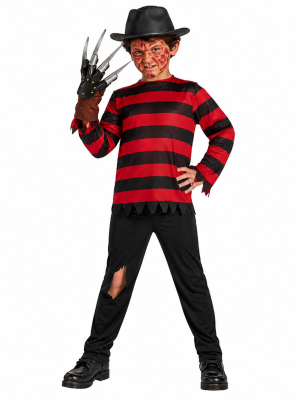 Disfraz De Freddy Infantil - Disfraces Freddy Krueger - Disfraces de Asesino Pesadillas Infantil