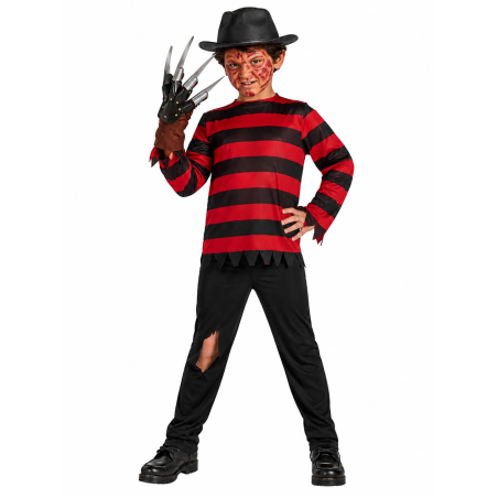 Disfraz De Freddy Infantil - Disfraces Freddy Krueger - Disfraces de Asesino Pesadillas Infantil
