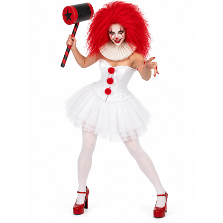 Disfraz De Payasa IT corset Mujer - Disfraces de Halloween Pennywise