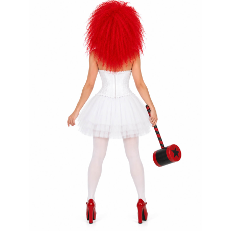 Disfraz De Payasa IT corset Mujer - Disfraces de Halloween Pennywise Sexy - Disfraces de Payasos Siniestros para Mujer