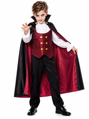 Disfraz de Vampiro Dracula para Niño - Disfraces Halloween Vampiros - Disfraces de Vampiros y Goticos para Niños