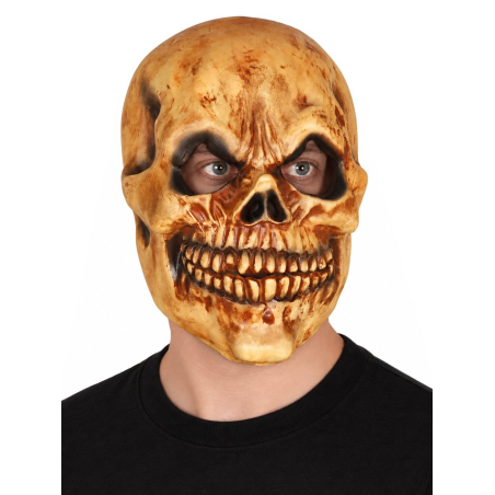 Mascara Calavera o Esqueleto Latex - Mascaras de Halloween - Mascaras y Antifaces