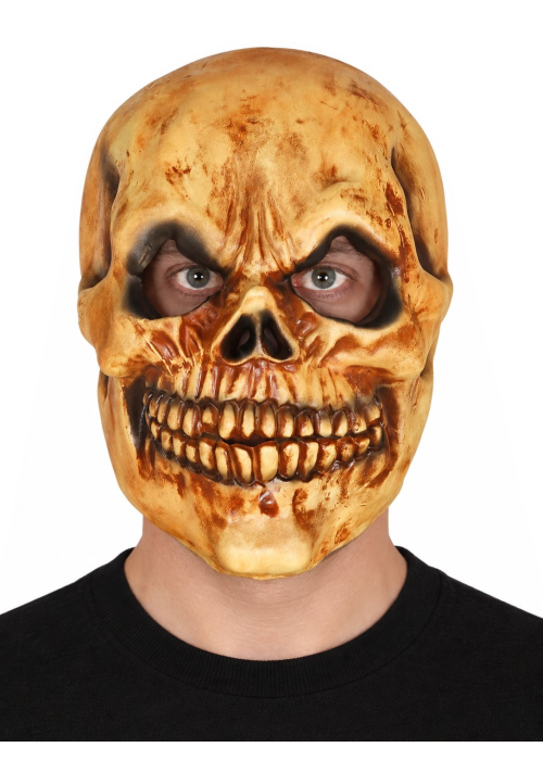Mascara Calavera o Esqueleto Latex - Mascaras de Halloween - Mascaras y Antifaces