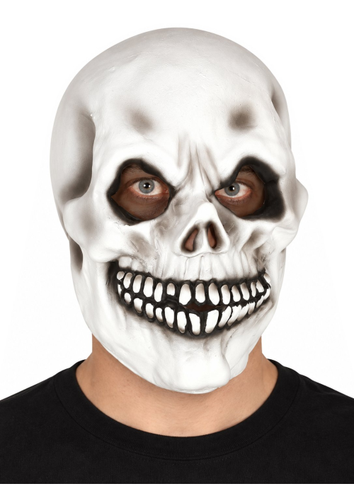 Màscara Blanca Crani De Làtex
