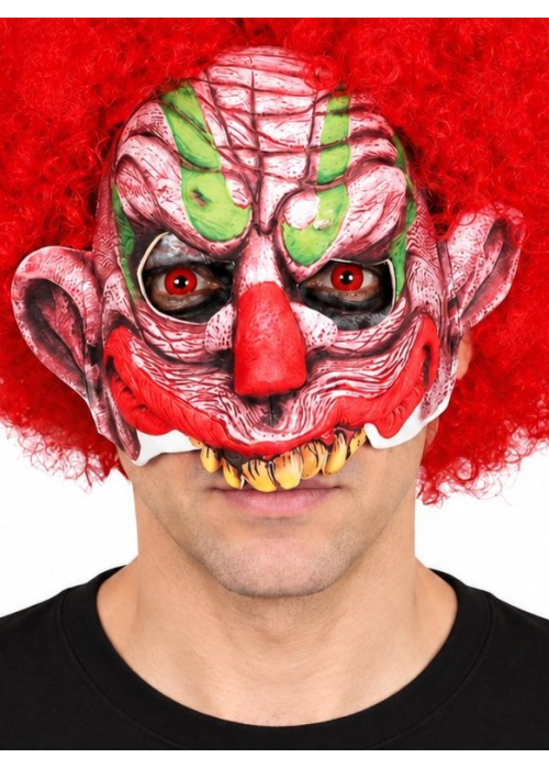 Mascara Payaso Sin Barbilla - Mascas de Halloween Payasos Asesinos - Mascaras Halloween