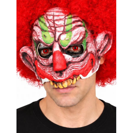 Mascara Payaso Sin Barbilla - Mascas de Halloween Payasos Asesinos - Mascaras Halloween