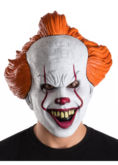 Mascara de Payaso Asesino IT - Complementos de Halloween Pennywise - Mascaras de Payasos Asesinos