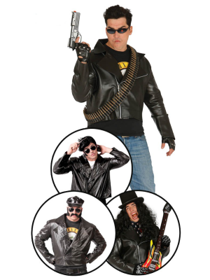 Chaqueta Negra - Años 50-60 (Grease)