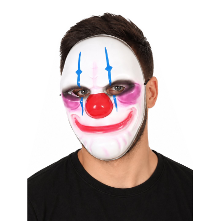 Mascara Payaso Pvc Sonrisa - Mascaras de Joker - HALLOWEEN