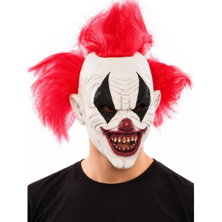 Mascara Payaso Diabolico Rombos - Mascaras Halloween Payasos Asesinos - Mascaras y Antifaces
