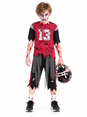 Disfraz De Jugador De Futbol Americano Zombie Infantil