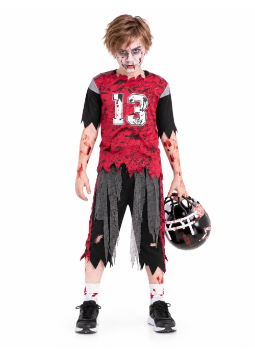 Disfraz De Jugador De Futbol Americano Zombie Infantil