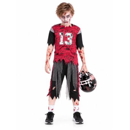 Disfraz De Jugador De Futbol Americano Zombie Infantil