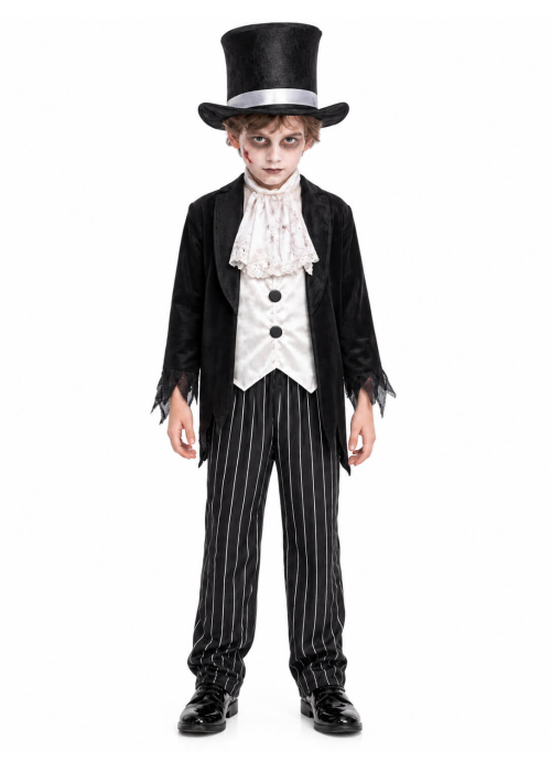 Disfraz De Novio Cadaver Infantil - Disfraces Halloween Zombies - Disfraces de Zombies para Niños