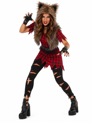 Disfraz De Loba Mujer - Disfraces Halloween Lobas - Disfraces de Animales Adultos
