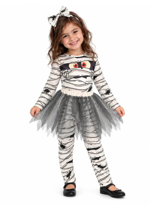 Disfraz De Momia Niña - Disfraces Halloween Infantiles - Disfraces de Hombres Lobo, Momias y Fantasmas Infantil