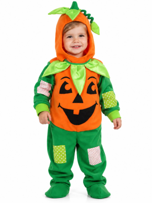 Disfraz De Calabaza Bebe - Disfraces Halloween Bebes - Disfraces de Flores Frutas y Verduras Bebes