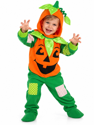 Disfraz De Calabaza Bebe - Disfraces Halloween Bebes - Disfraces de Flores Frutas y Verduras Bebes
