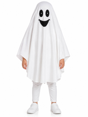 Disfraz De Fantasma Blanco Infantil - Disfraces Halloween Niños - Disfraces de Hombres Lobo, Momias y Fantasmas Niño