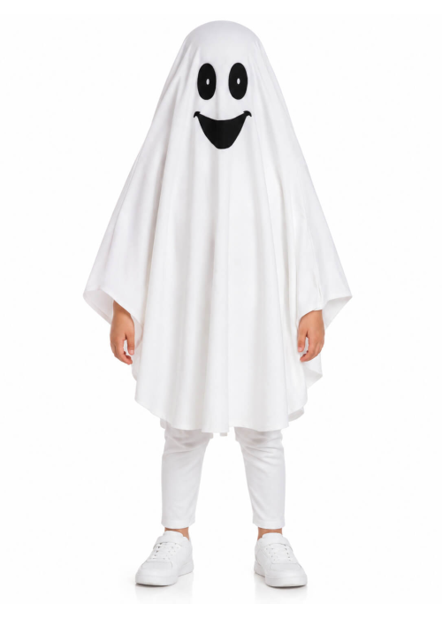 Disfraz De Fantasma Blanco Infantil - Disfraces Halloween Niños - Disfraces de Hombres Lobo, Momias y Fantasmas Niño