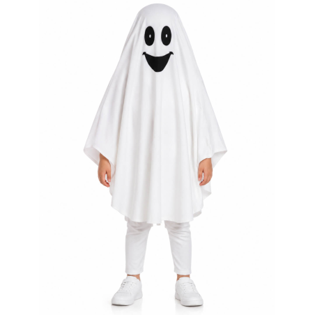 Disfraz De Fantasma Blanco Infantil - Disfraces Halloween Niños - Disfraces de Hombres Lobo, Momias y Fantasmas Niño