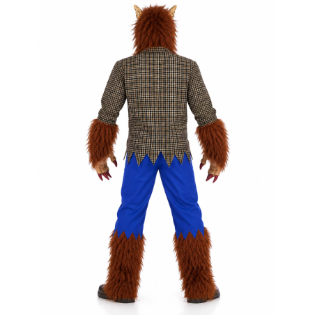 Disfraz De Hombre Lobo con Mascara Adulto - Disfraces Halloween Hombre