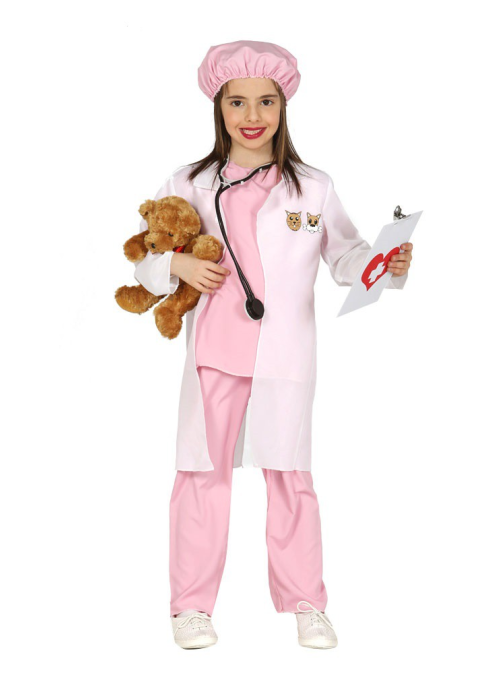 Disfraz de Medico Veterinaria Infantil - Disfraces de Medicos y Enfermeras para Niñas