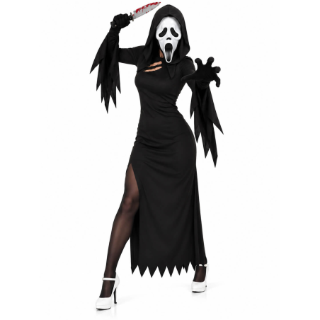 Disfraz De Scream para Mujer - Disfraces Halloween Ghost Face Chicas - Disfraces de Scream para Adulto
