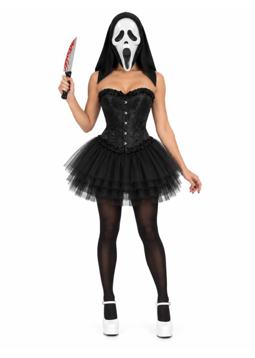 Disfraz De Scream Corset Mujer - Disfraces Halloween Scary Movie Chicas