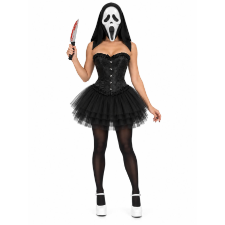 Disfraz De Scream Corset Mujer - Disfraces Halloween Scary Movie Chicas