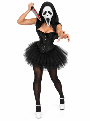 Disfraz De Scream Corset Mujer - Disfraces Halloween Scary Movie Chicas