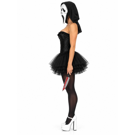 Disfraz De Scream Corset Mujer - Disfraces Halloween Ghost Face Chicas - Disfraces de Scream para Adulto