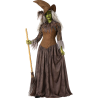 Disfraz De Bruja Marron Mujer - Disfraces Halloween Brujas - Disfraces de Brujas y Hechiceros para Mujer
