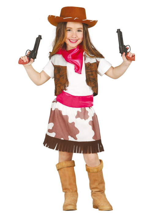 Disfraz de Vaquera Cowgirl Niña - Disfraces del Vaqueros Infantiles