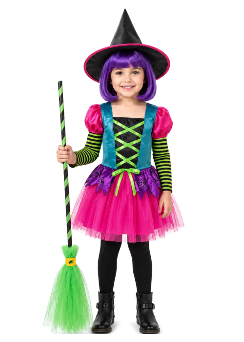 Disfraz De Bruja Divertida Infantil
