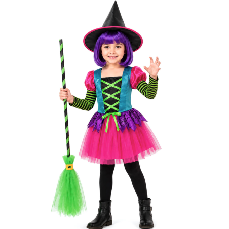 Disfraz De Bruja Divertida Infantil
