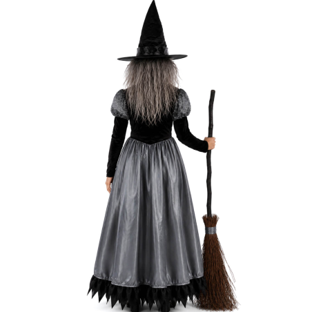 Disfraz De Bruja Gris Mujer - Disfraces Halloween Mujer - Disfraces de Brujas y Hechiceros para Mujer