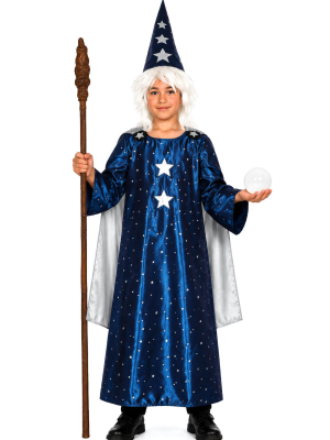 Disfraz De Mago Merlin Infantil - Disfraces de Hechiceros y Brujos - Disfraces de Brujas y Hechiceros para Niños