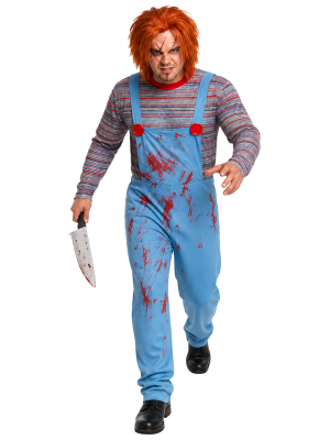 Disfraz De Muñeco Chucky Adulto - Disfraces Halloween Diabolicos - Disfraces de Muñeco Diabolico Adulto