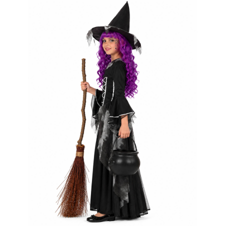 Disfraz De Bruja Negra Niña - Disfraces Halloween Brujas - Disfraces para Niña