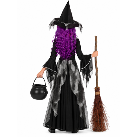 Disfraz De Bruja Negra Niña - Disfraces Halloween Brujas - Disfraces para Niña