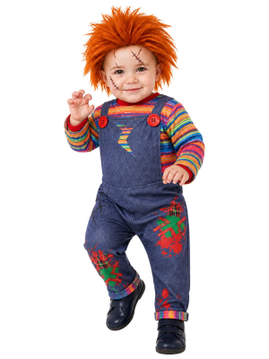 Disfraz De Muñeco Chucky Bebe - Disfraces Halloween Diabolicos - Disfraces de Muñeco Diabolico Bebe