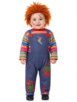 Disfraz De Muñeco Chucky Bebe - Disfraces Halloween Diabolicos - Disfraces de Muñeco Diabolico Bebe